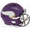 Image 1 : Chris Doleman Signed Vikings Full-Size Speed Helmet Inscribed "HOF 12" (Radtke COA)