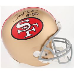 Jerry Rice Signed 49ers Throwback Full-Size Helmet (Beckett COA)