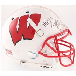 J.J. Watt Signed Wisconsin Badgers Full-Size On-Field Helmet (JSA COA  Watt Hologram)