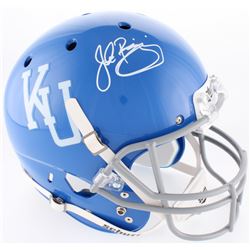 John Riggins Signed Kansas Jayhawks Full-Size Throwback Helmet (JSA COA)