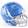 Image 1 : John Riggins Signed Kansas Jayhawks Full-Size Throwback Helmet (JSA COA)