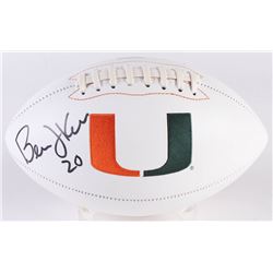 Bernie Kosar Signed Miami Hurricanes Logo Football (Radtke COA)