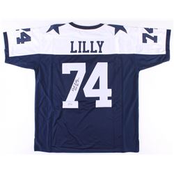 Bob Lilly Signed Jersey Inscribed "HOF 80" (Radtke COA)