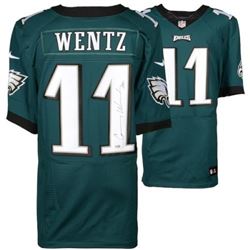 Carson Wentz Signed Eagles Nike Elite Jersey Inscribed "AO1" (Fanatics Hologram)