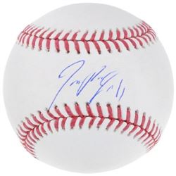 Jose Ramirez Signed OML Baseball (Fanatics Hologram)