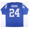 Image 1 : Lenny Moore Signed Colts Jersey Inscribed "HOF 75" (JSA Hologram)