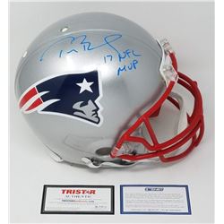 Tom Brady Signed LE Patriots Full-Size Authentic On-Field Helmet (Steiner COA  Tristar Hologram)