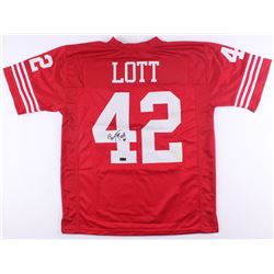 Ronnie Lott Signed Jersey Inscribed "HOF 00" (Radtke COA)