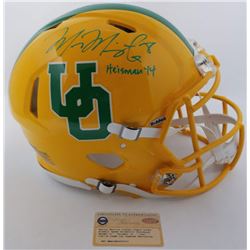 Marcus Mariota Signed LE Oregon Ducks Throwback Full-Size Authentic On-Field Speed Helmet (Steiner C