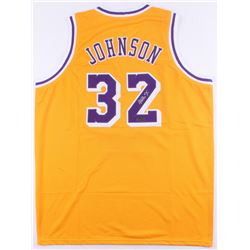 Magic Johnson Signed Jersey (Radtke COA)