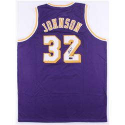 Magic Johnson Signed Jersey (Radtke COA)