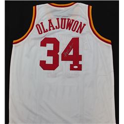 Hakeem Olajuwon Signed Jersey (JSA COA)