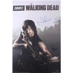 Norman Reedus Signed "The Walking Dead" 24x36 Poster (Radtke COA)