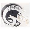 Image 1 : Eric Dickerson Signed Rams Full-Size Helmet Inscribed "HOF 99" (Radtke COA)