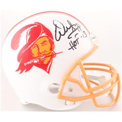 Warren Sapp Signed Buccaneers Full-Size Throwback Helmet Inscribed "HOF 13" (JSA COA)
