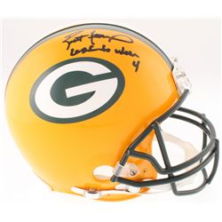 Brett Favre Signed LE Packers Full-Size Authentic On-Field Helmet Inscribed "Last to Wear 4" (Radtke