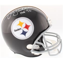 Jack Lambert Signed Steelers Full-Size Helmet Inscribed "HOF '90" (JSA COA)