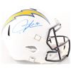 Image 1 : LaDainian Tomlinson Signed Chargers Full-Size Speed Helmet (Radtke COA)