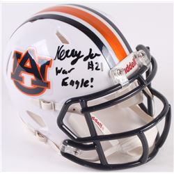 Kerryon Johnson Signed Auburn Tigers Speed Mini-Helmet Inscribed "War Eagle!" (Radtke COA)