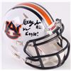 Image 1 : Kerryon Johnson Signed Auburn Tigers Speed Mini-Helmet Inscribed "War Eagle!" (Radtke COA)
