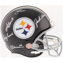 Steelers "Defensive Greats" Full-Size Authentic On-Field Helmet Signed By (5) With Joe Greene, Jack 