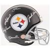 Image 1 : Steelers "Defensive Greats" Full-Size Authentic On-Field Helmet Signed By (5) With Joe Greene, Jack 