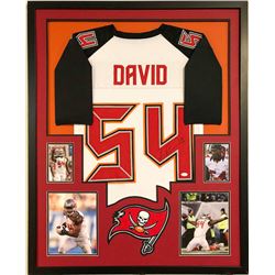 Lavonte David Signed 34x42 Custom Framed Jersey (JSA COA)