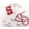 Image 1 : Ed McCaffrey Signed Stanford Cardinal Full-Size Helmet Inscribed "1990 All American" (Radtke COA)