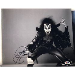 Gene Simmons Signed "Kiss" 11x14 Photo (PSA COA)