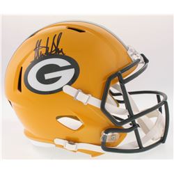 Sterling Sharpe Signed Packers Full-Size Speed Helmet (Radtke COA)
