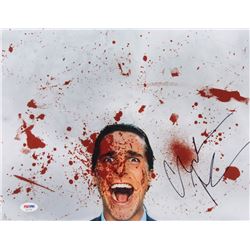 Christian Bale Signed "American Psycho" 11x14 Photo (PSA COA)