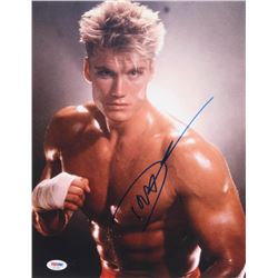 Dolph Lundgren Signed "Rocky IV" 11x14 Photo (PSA COA)