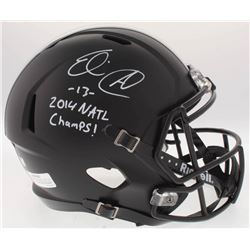 Eli Apple Signed Ohio State Buckeyes Full-Size Speed Helmet Inscribed "2014 NATL Champs!" (Radtke CO