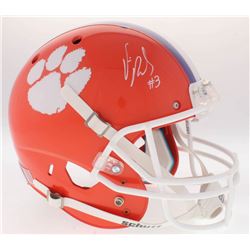 Vic Beasley Signed Clemson Tigers Full-Size Helmet (Radtke COA)