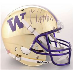 Marcus Peters Signed Washington Huskies Full-Size Helmet (Radtke COA)
