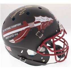 Devonta Freeman Signed Florida State Seminoles 2014 National Champions Full-Size On-Field Helmet (Ra