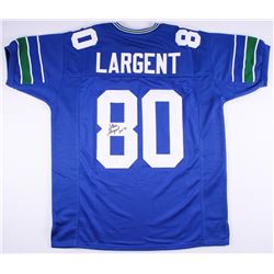 Steve Largent Signed Jersey Inscribed "HOF '95" (JSA COA)