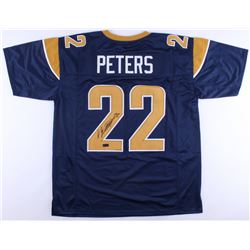 Marcus Peters Signed Jersey (Radtke COA)