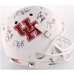 "Quarterback Combo" Houston Cougars Full-Size Helmet Signed By (5) with Case Keenum, Greg Ward Jr., 