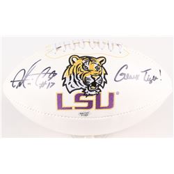 Morris Claiborne Signed LSU Tigers Logo Football Inscribed "Geaux Tigers!" (Radtke COA)