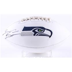 Brian Bosworth Signed Seahawks Logo Football (JSA COA)