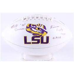 Billy Cannon Signed LSU Tigers Logo Football Inscribed "Heisman Trophy 1959"  "C.H.O.F." (Radtke COA