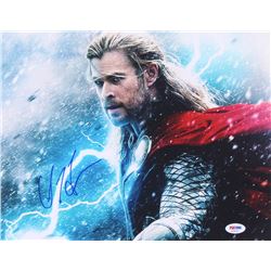 Chris Hemsworth Signed "Thor: The Dark World" 11x14 Photo (PSA COA)