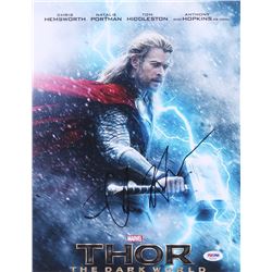 Chris Hemsworth Signed "Thor: The Dark World" 11x14 Photo (PSA COA)