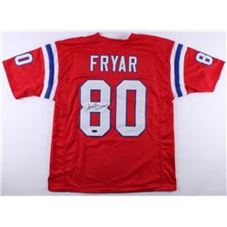 Irving Fryar Signed Patriots Jersey Inscribed "5x Pro Bowl" (Radtke COA)