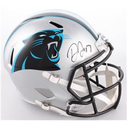 Devin Funchess Signed Panthers Full-Size Speed Helmet (JSA COA)
