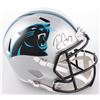 Image 1 : Devin Funchess Signed Panthers Full-Size Speed Helmet (JSA COA)