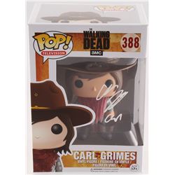 Chandler Riggs Signed "The Walking Dead" Marvel POP! Vinyl Figure #388 Inscribed "Carl" (Radtke COA)