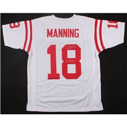Archie Manning Signed Jersey Inscribed "Go Rebs!" (Radtke COA)