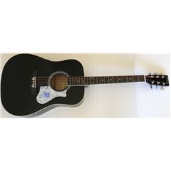 Travis Barker Signed Full-Size Acoustic Guitar (PSA COA)